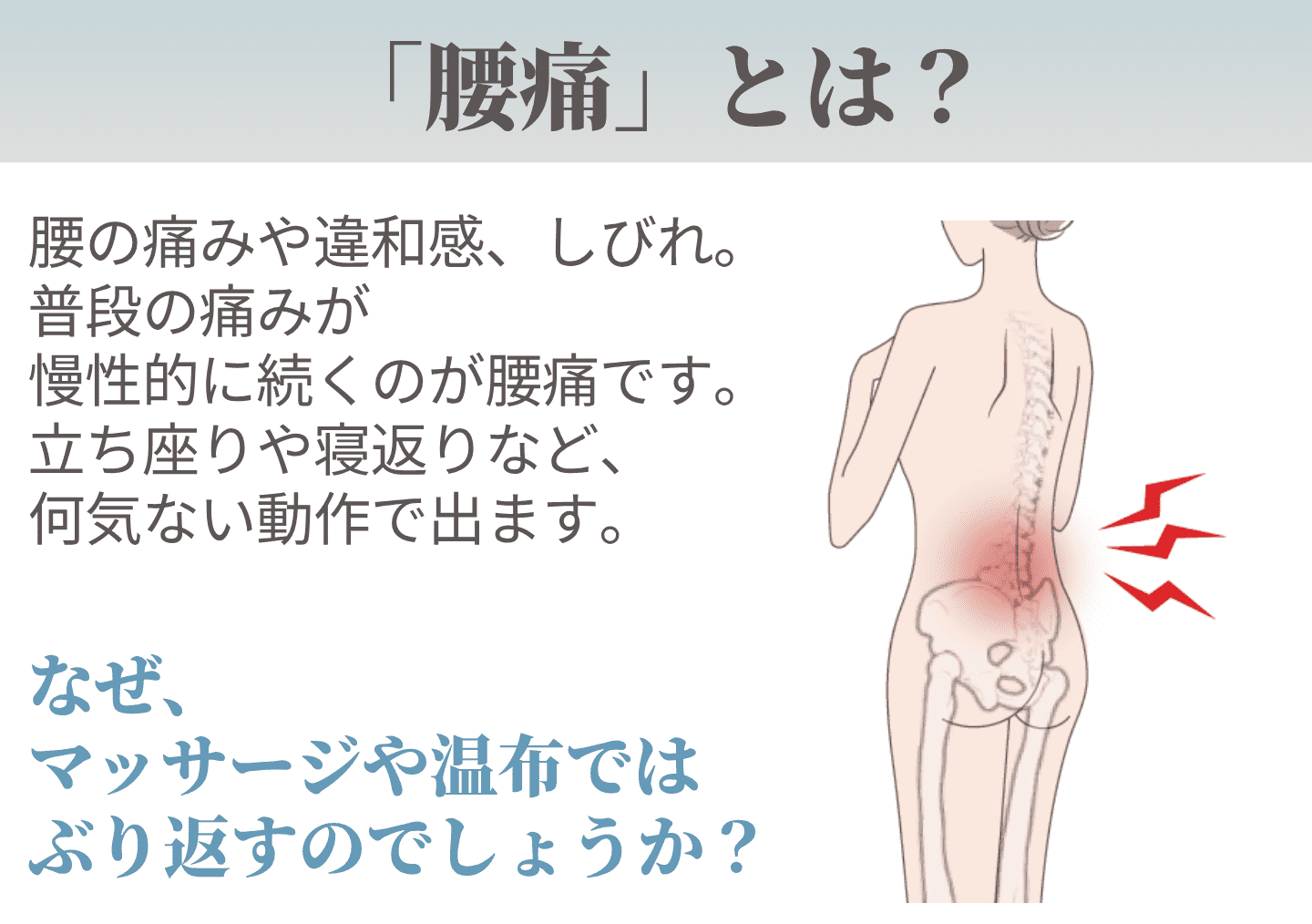 「腰痛」とは?